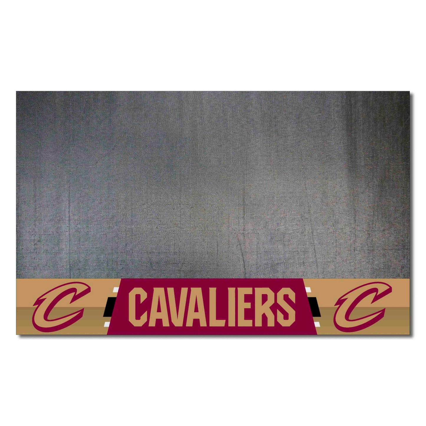 FANMATS 14200 Cleveland Cavaliers Vinyl Grill Mat - 26in. x 42in. - Deck Patio Protective Mat | Oil, flame, and UV resistant