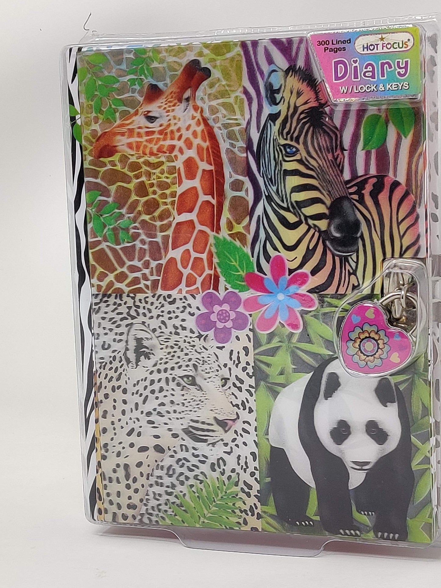 Hot Focus Magic Safari Diary With Lock In A Sealed Pvc Package