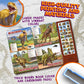 Hemalleon Dinosaur Toys for Kids - 30 Species Facts & Sounds - Ideal for Ages 2-7 - Red