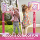 Joyin Toddler Basketball Hoop, Adjustable Basketball Goal With 4 Balls For Kids Indoor Outdoor Play, Basketball Arcade Game, Christmas Birthday Gift For Boys Girls Age 1 And Up - Air Pump Included