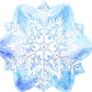 Glistening Snowflakes Balloon Bouquet