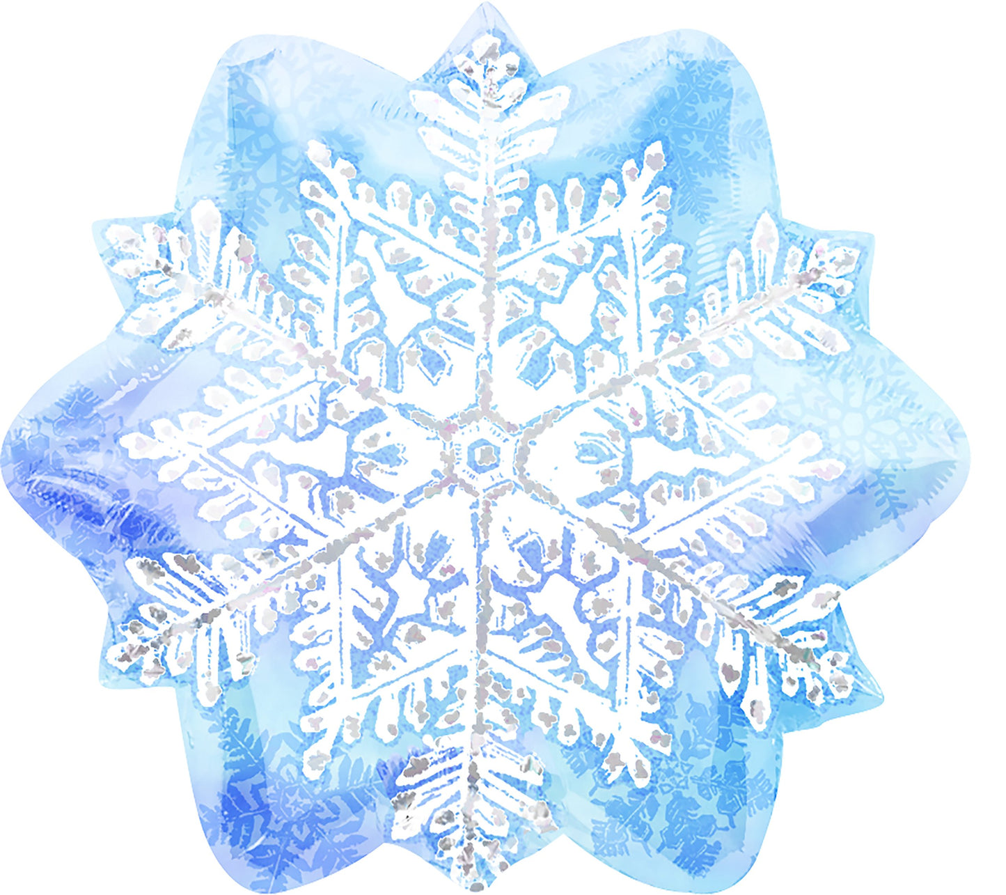 Glistening Snowflakes Balloon Bouquet