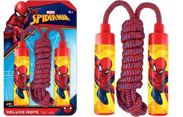 Ja-Ru Marvel Avengers Jump Rope For Kids (1 Skipping Rope) Super Hero Spiderman For Children. Fun Activity Games Stuffers Recreation Toy For Boys Outdoor Games 6815-1-Spid