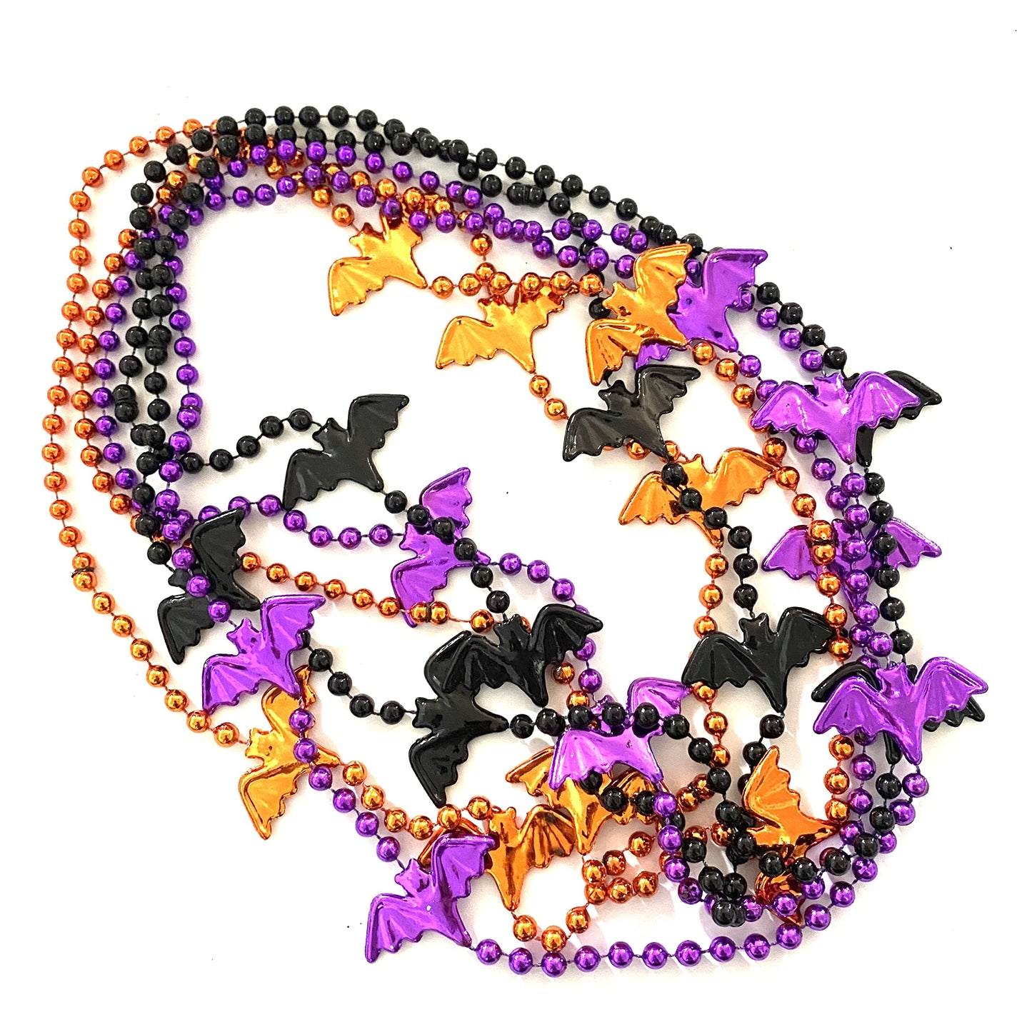 YSPPF 12 Pcs Halloween Party Bat Bead Necklace Pirates Day Necklace Gift Ornament