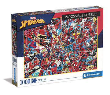 Clementoni Spider-Man Impossible Jigsaw Puzzle, Medium, 1000 Pieces, Multicolored, 39657