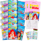 Set Of 15 Princess Play Packs Fun Party Favors Coloring Book Crayons Stickers Plus Loot Bags, Door Hanger