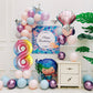 Smlpuame 40 Inch Number Balloons 0-9 Rainbow Gradient Large Number 8 Balloons, Digital Balloons For Birthday Party Celebration D