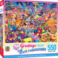 MasterPieces 550 Piece Jigsaw Puzzle for Adults, Family, Or Youth - Greetings from The State Fairgrounds - 18x24