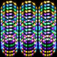 Waydress 40 Pieces LED Flower Crown Light up Headband LED Hair Garlands Glow in The Dark Flower Crown Wreath for Women Brides We