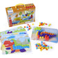 Interactive Peg Board Game With 90 Pegs & 6 Worksheets, 3/4'