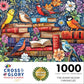 Cross & Glory - The Aviary Bloom Chronicles - 1000 Piece Jigsaw Puzzle For Adults | Stunning Bird And Floral Artwork | Challengi