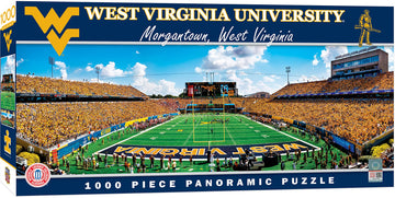 West Virginia Panoramic 1000 Pc - End Zone