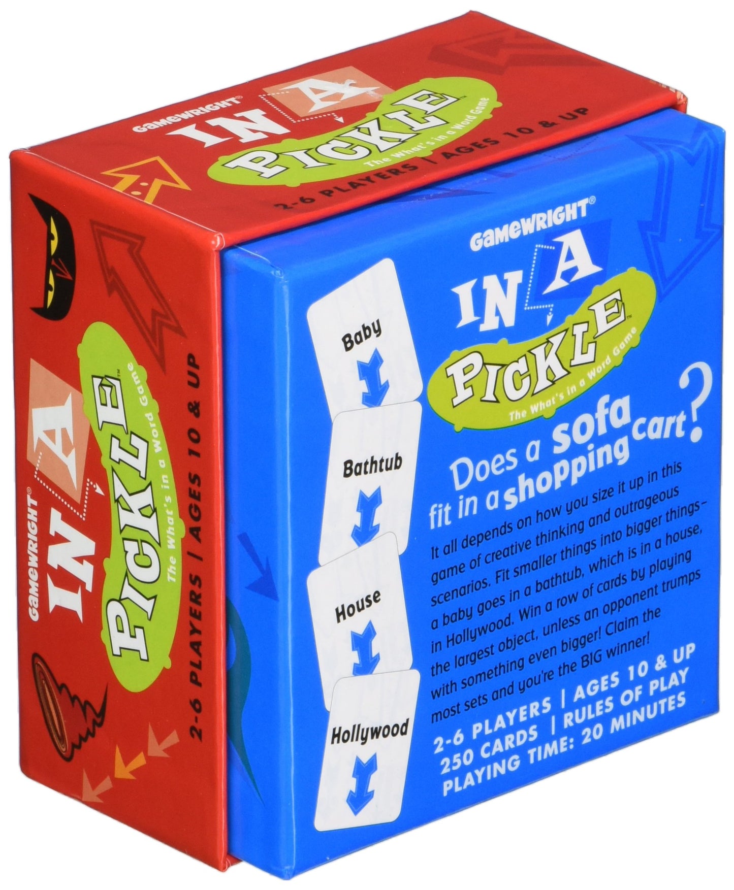 Gamewright Mini In A Pickle Card Game, Multi-colored, 5, 120 months to 180 months