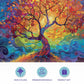 Cross & Glory - The Eternal Tree Of Life - 1000 Piece Jigsaw Puzzle For Adults | Vibrant Rainbow Tree Puzzle | Meaningful Challe