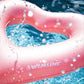 Swimline Inflatable Metallic Heart Pool Ring