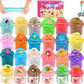 24 Pack Butter Slime Kit,Peach Charms Watermelon Slime,Super Soft And Non-Sticky, Stress Relief Toy Party Favors Birthday Gifts