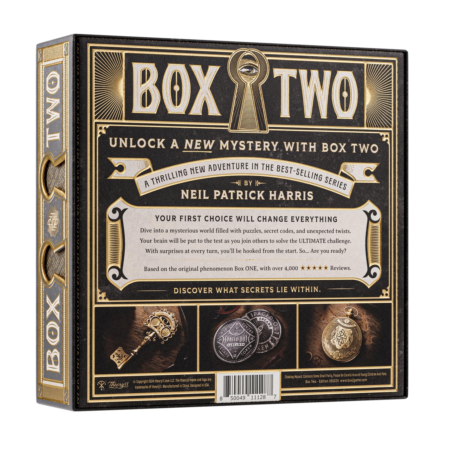 theory11 Box Two Board Game - Standard Size, Cardboard, Model T11-NPH-BOXTWO by Neil Patrick Harris