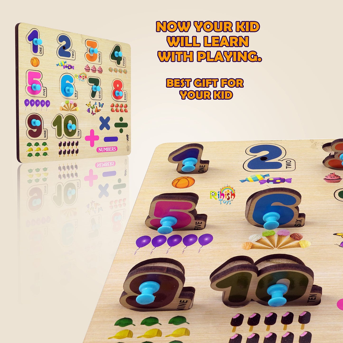 Lefan Colorful Wooden Puzzle Toy For Kids Jigsaw Puzzles For Adults Baby Learning Educational Toys Board Game (Abcd + Body Parts
