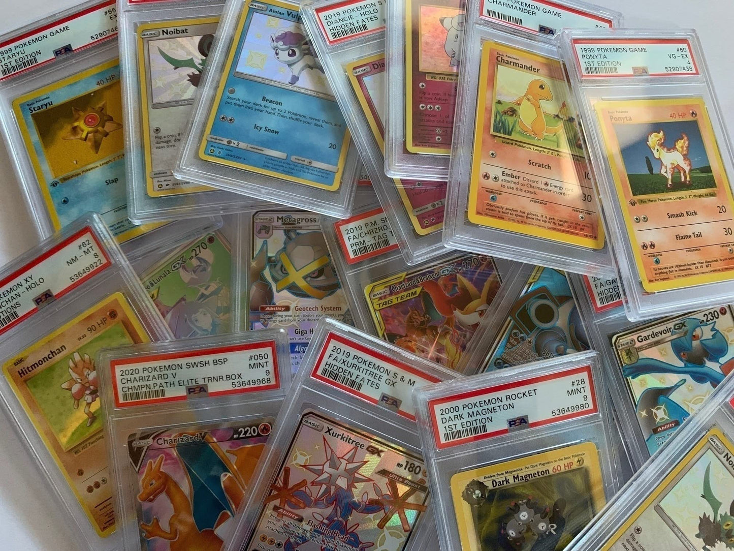 Pokemon PSA Graded Encased Card Display Case - Clear Acrylic Protection