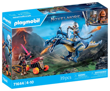 Playmobil Novelmore 71644 Dragon Gold Guarding Includes A Movable Dragon, Two Knights And Accessories For Epic Adventures, Actio