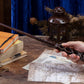 Handicraftviet Hand Carved Wood Magic Wizard Wand/Witch Wand Real Wood Wands 15 Inch For Wizards/Magical Gift For Halloween, Christmas And Birthday Party/Wooden Wand Star (S5)