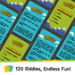 Well Balanced 120 Road Trip Riddles - Road Trip Car Game For Kids