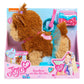 Bowbow On The Go Go 11.75-Inch Plush Stuffed Animal, Set Includes Leash, 3 Fabric Bows, Brush, And Tutu, Kids Toys For Ages 3 Up By Just Play