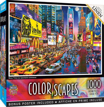 Masterpieces 1000 Piece Jigsaw Puzzle For Adults, Family, Or Youth - Show Time - 19.25''X26.75''
