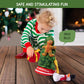 Singing Christmas Tree Plush Set | Includes 4 Soft Plush Ornaments With Plush Christmas Tree Shaped Carrier | Toy Christmas Tree
