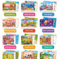 Preschool Learning Activity - Search And Find Book, Reusable Learning & Education Toys, Travel Game For Road Trip Car Airplane, 24 Activity With 4 Dry Erase Markers, Birthday Gifts For Kid Ages 3-6