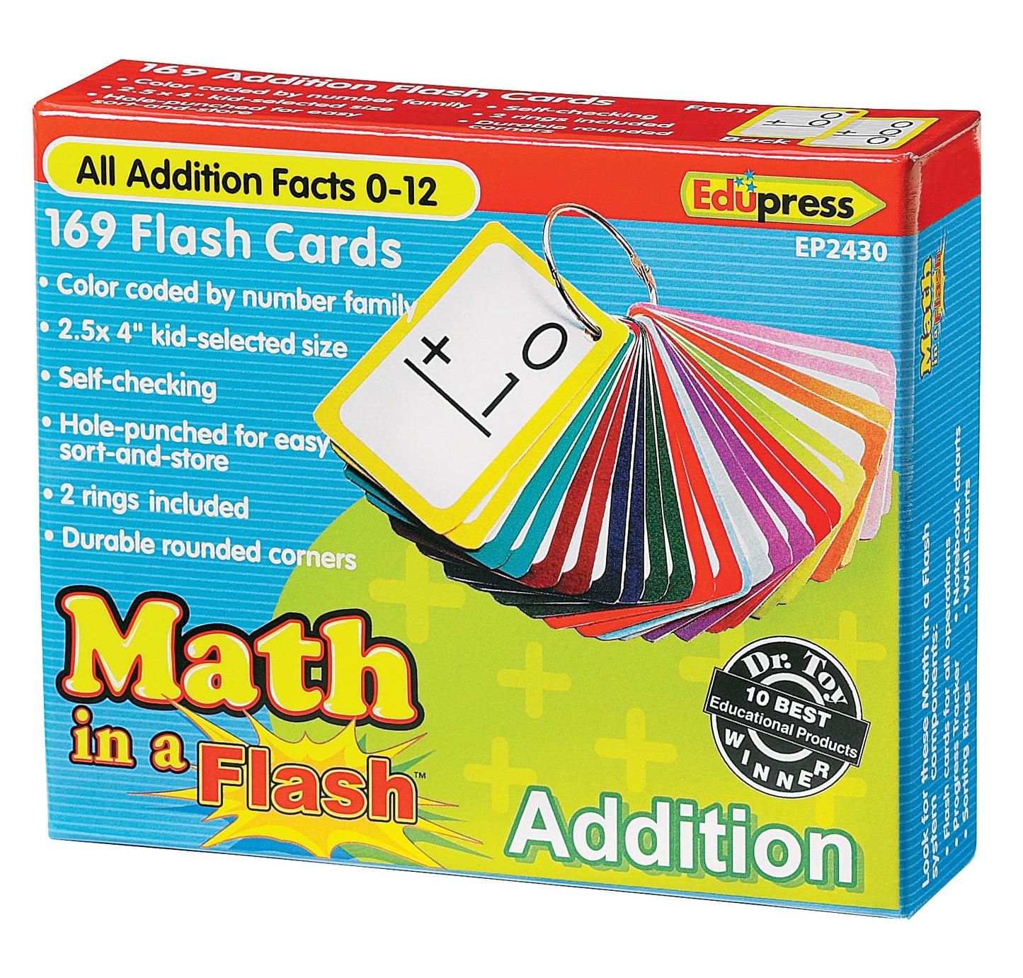 Edupress Ep2430 Math In A Flash Addition Flash Card