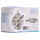 IncrediBuilds Star Wars Millennium Falcon 3D Wood Puzzle & Model Figure Kit (61 Pcs) - Build & Paint Your Own 3-D Movie Toy - Officially Licensed - No Glue Required - Gift for Kids  Teens & mature-themeds