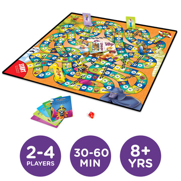 Aquarius Scooby-Doo Journey Board Game - Fun For Kids & Adults - Officially Licensed Scooby-Doo Merchandise & Collectibles (97018), Blue, White, Orange, For 96 Months