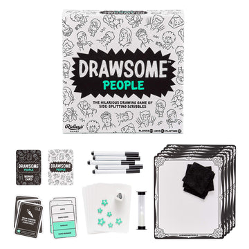 Ridley'S Ridley’S Drawsome People Group Party Game – Drawing Game For Kids And Families, Ideal For 2-10 Players Ages 11+ – Funny Group Game – Includes To Play