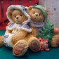 Cherished Teddies 'Cheryl And Carl'-- Wishing You A Cozy Christmas