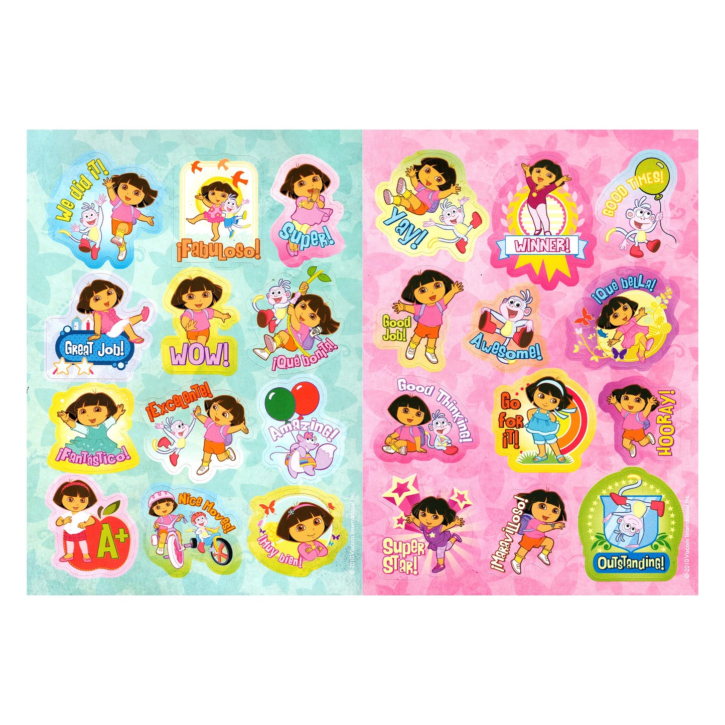 Dora The Explorer Activity Pack ~ Bundle with 2 Board Books and Stickers!