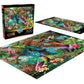 Buffalo Games Hummingbird Garden 500 Piece Jigsaw Puzzle - Hidden Images, Green, Model 3789, Paper Material