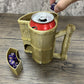 Munnygrubbers - Mug Dice Tower - No Paint Odorless Insulated Cup Can Dice Tower - (Random 7Pcs D20 Dice Set Included) - Dice Jail - Dice Holder - Dungeons And Dragons - Dnd Gift - (Bronze)