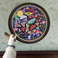 eeBoo Piece and Love Moths 500 Piece Round mature-themed Jigsaw Puzzle/Ages 14+ (PZFMOT)