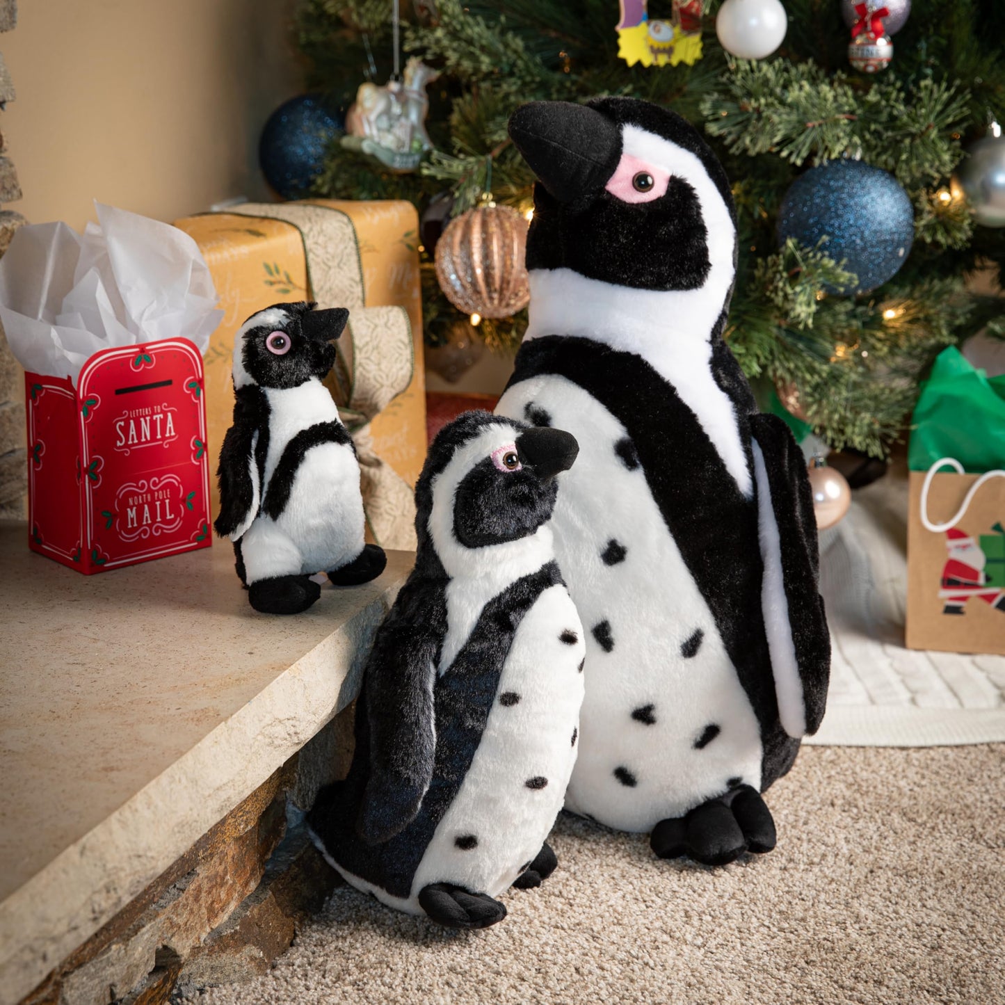 The Petting Zoo African Blackfoot Penguin Plush Toy, 8 Inches, Soft Polyester Stuffed Animal for Kids, Model 840076234431