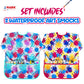 Art Smock Painting Apron - (Pack of 2) Long Sleeve and 2 Pockets for Arts & Crafts - Waterproof Artist Paint Shirt Colorful