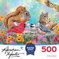 Roseart - Abraham Hunter - Squirrel Smorgasbord - 500 Piece Jigsaw Puzzle For Adults