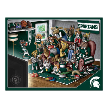 Youthefan Ncaa Michigan State Spartans Purebred Fans 500Pc Puzzle - A Real Nailbiter