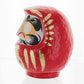 Daimonya Daruma Doll - Made In Japan - 4.7' Good Luck & Well Wishes (Red)