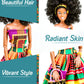 Koolorez: Edith - Our Queens Black Doll Set - Brown/Black Afro Doll W/Movable Joints - Lovely 12.5'' Dark Skin & Diversity Dolls