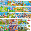 18 Pack 30 Pieces Puzzles For Kids Ages 3-8 Wooden Kids Puzzles Toddler Puzzles Ages 3-5 Educational Learning Toys Set For Kids Boys And Girls