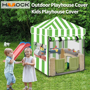 Hmock Kids Outdoor Playhouse Cover, Kids Playhouse Cover Suitable For Step 2 Playhouse And Playhouse Of The Same Size As Other B