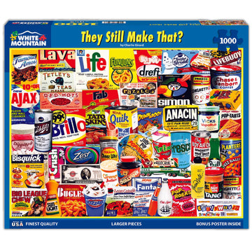 White Mountain Puzzles - They Still Make That? - 1000 Piece Jigsaw Puzzle For Adults & Kids - Fun Family Activity - 24''X30''