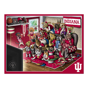 Youthefan Ncaa Indiana Hoosiers Purebred Fans 500Pc Puzzle - A Real Nailbiter