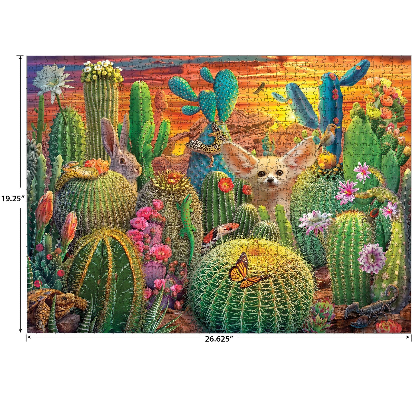 Roseart - Kodak Cork - Cactus Critters - 1000 Piece Jigsaw Puzzle For Adults